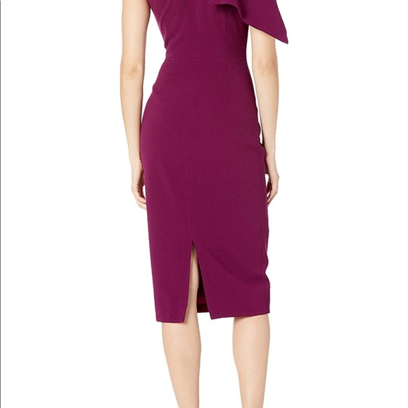 NWT Dress the Population Tiffany One Shoulder Bow - Picture 2 of 14